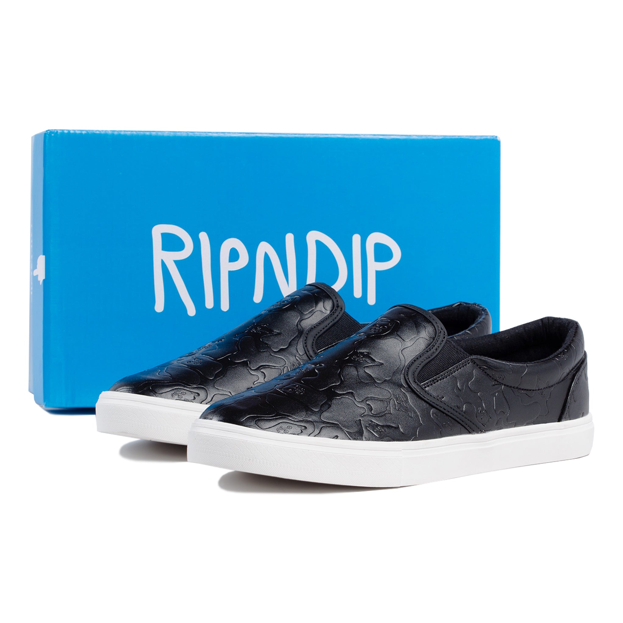 Ripndip Blackout Camo Slip Ons – RIPNDIP
